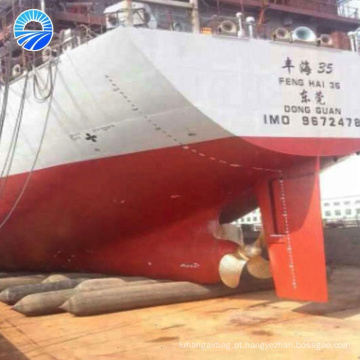 Airbag de borracha marinha inflável para o lançamento do navio feito em China